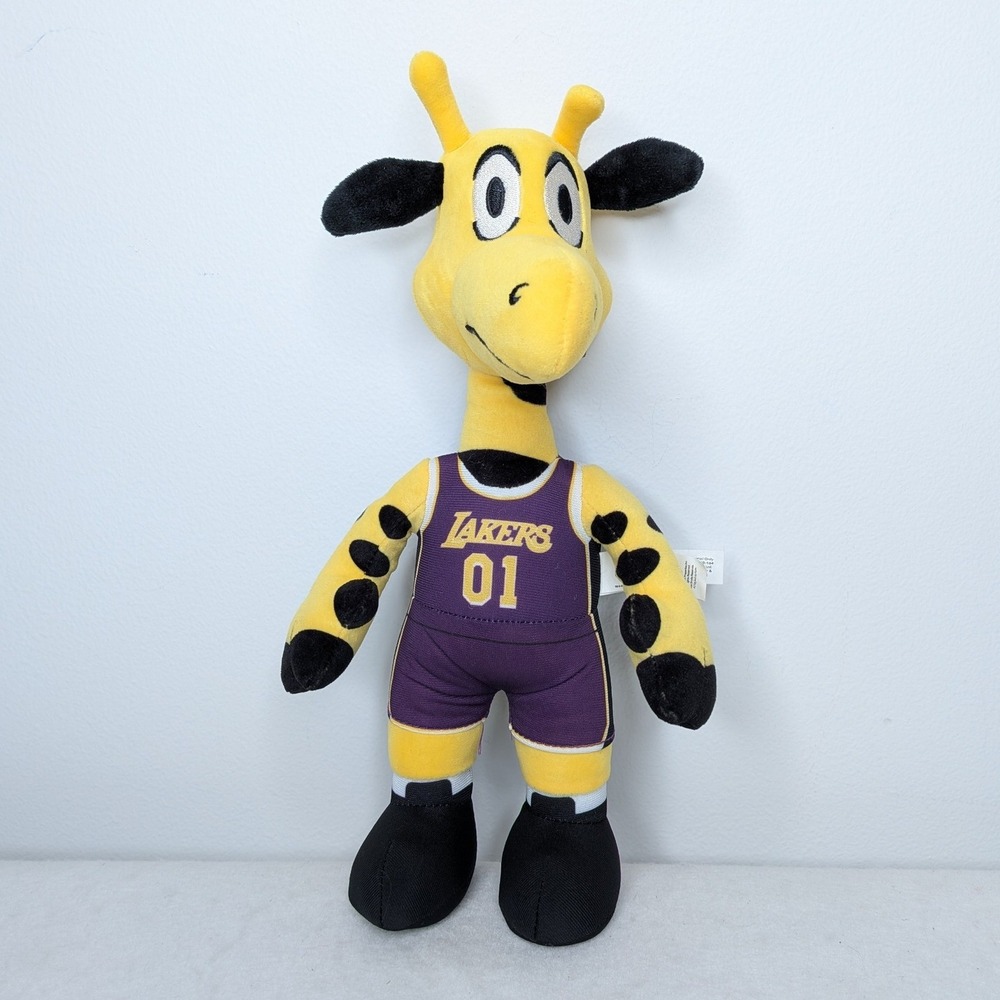 Bleacher Creatures NBA Los Angeles LA Lakers Giraffe 10" Mascot Plush Figure Toy
